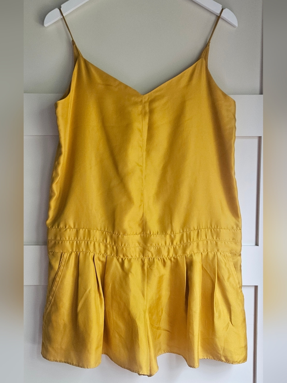 Rag And Bone Yellow Jumper with Spaghetti Straps, New With Tags